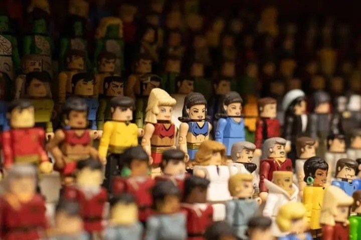 La colección de recuerdos de "Star Trek" que dejó el Sr. Nelson es una de las mayores que se conocen, según el presidente de una organización sin ánimo de lucro dedicada a la franquicia.Fotos: Connie Aramaki para The New York Times / Archivo Clarin