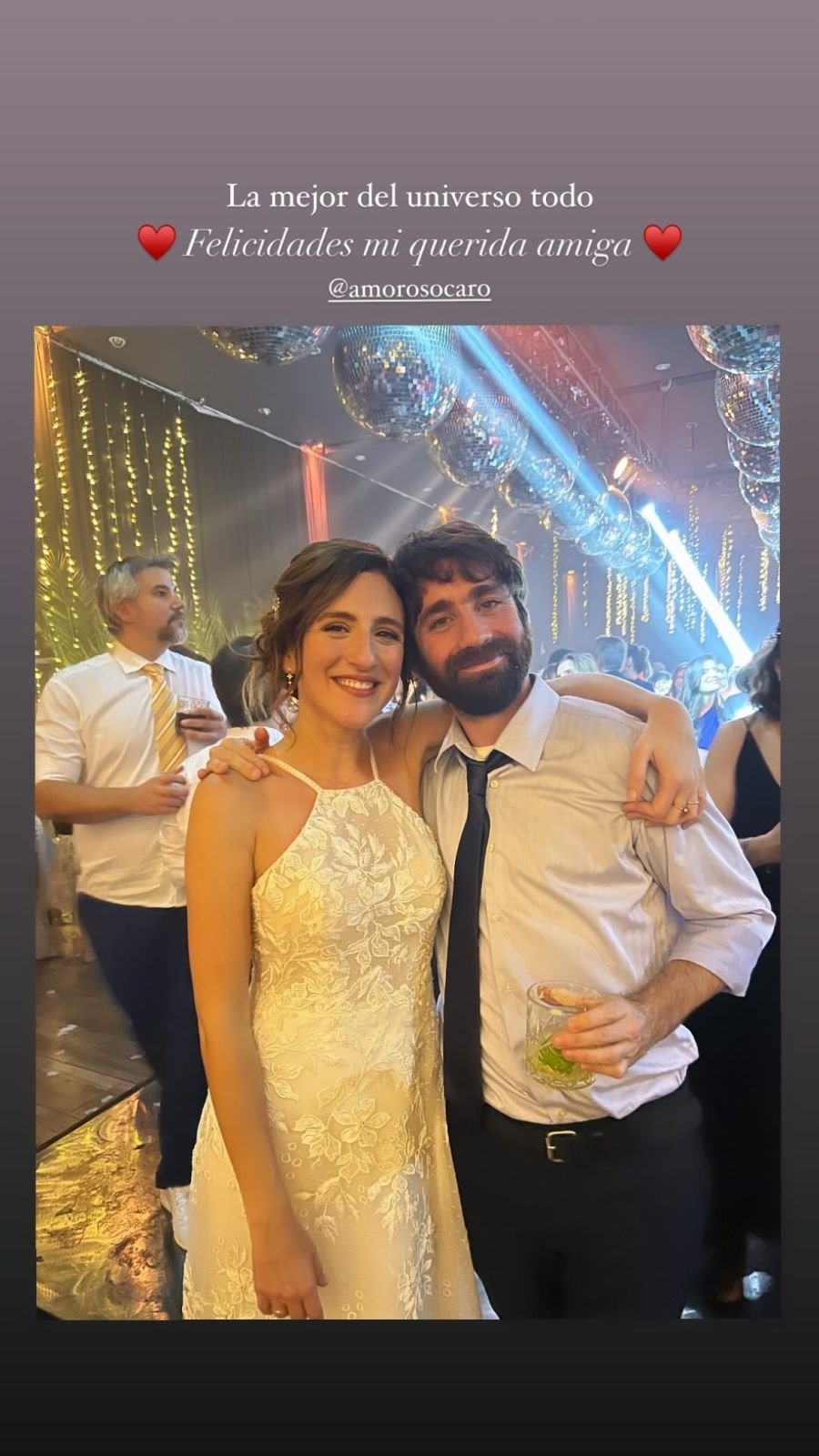 Los mejores looks en la boda de Carolina Amoroso y Guido Covini