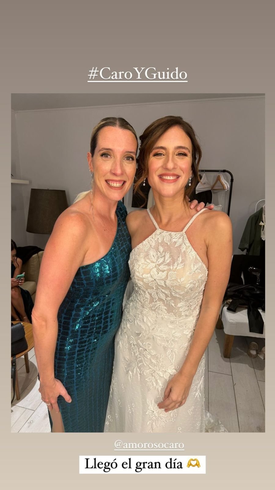 Los mejores looks en la boda de Carolina Amoroso y Guido Covini