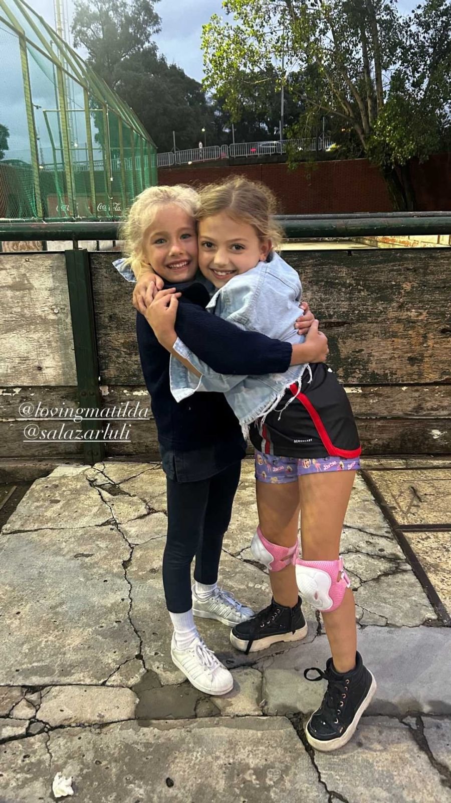 Matilda y Emma, las hijas de Luciana Salazar y Evangelina Anderson, amigas inseparables