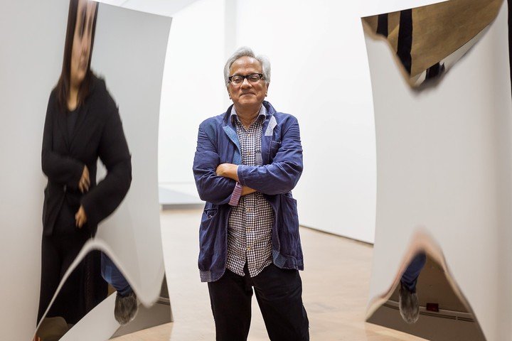 Anish Kapoor en Fundación PROA en 2019 / Archivo Clarín