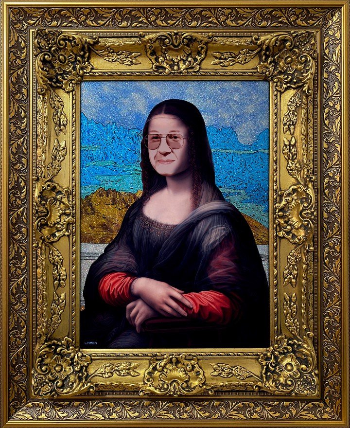 El Giocondo original que desapareció durante la inaguración de Benito Laren en Witcomb. Gentileza
