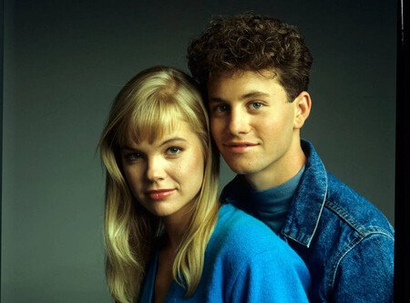 Julie Mccullough And Kirk Cameron As Julie And Mike On Growing Pains