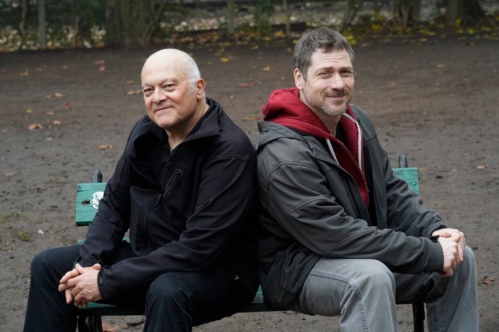 Los historiadores Andrés Reggiani y Alan Costa. Fotos Ariel Grinberg.