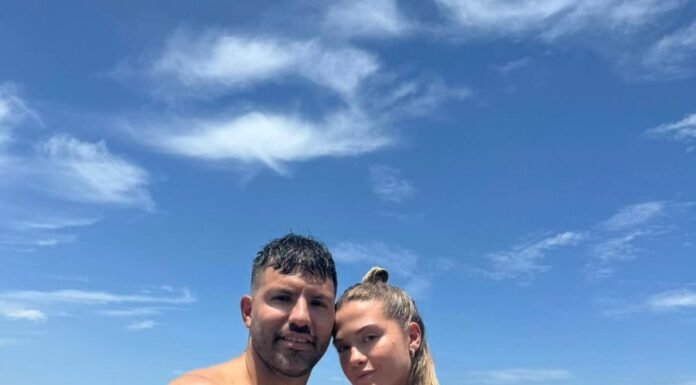 El Kun Agüero y Sofía Calzetti disfrutan de unas vacaciones en un lujoso yate en la recta final de su embarazo