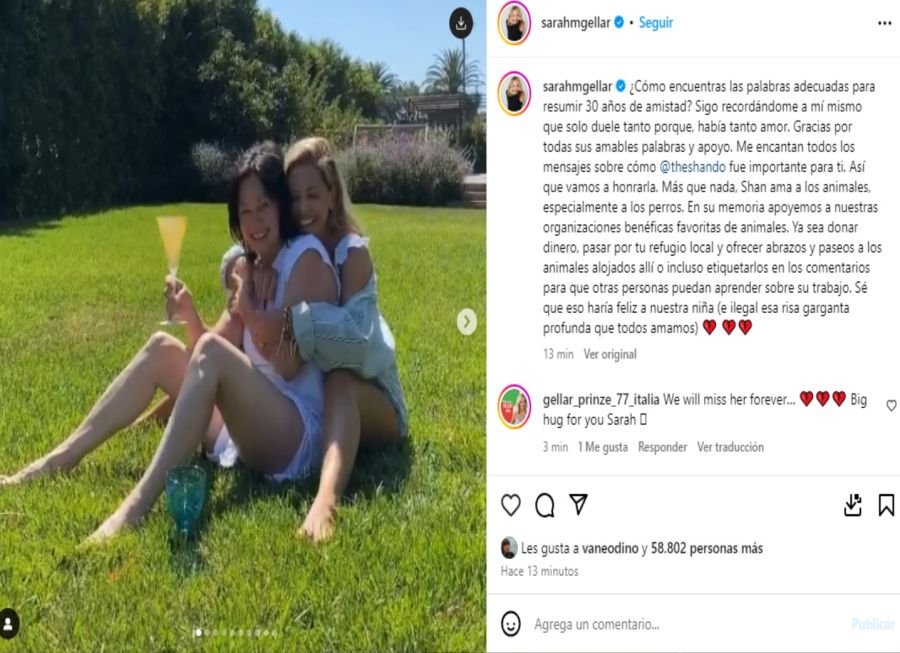 Murió Shannen Doherty: el desgarrador mensaje de Sarah Michelle Gellar, su amiga más íntima