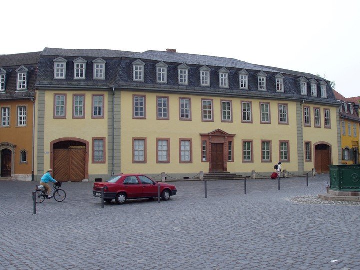 La casa de Goethe en la plaza Frauenplan. Foto: The Goethe House (Goethes Wohnhaus)