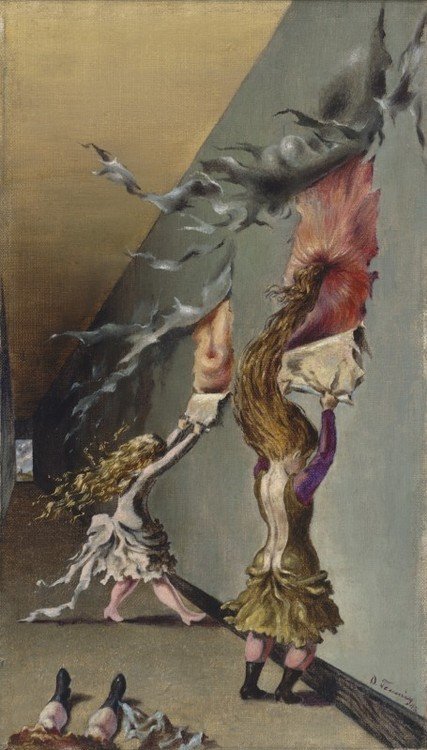 Juego de chicos. Por Dorothea Tanning, 1942. Foto: Fundación Dorothea Tanning