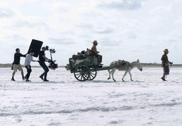 Rodaje de la serie Cien años de soledad, basada en la novela de Gabriel García Márquez. Foto: gentileza Netflix.