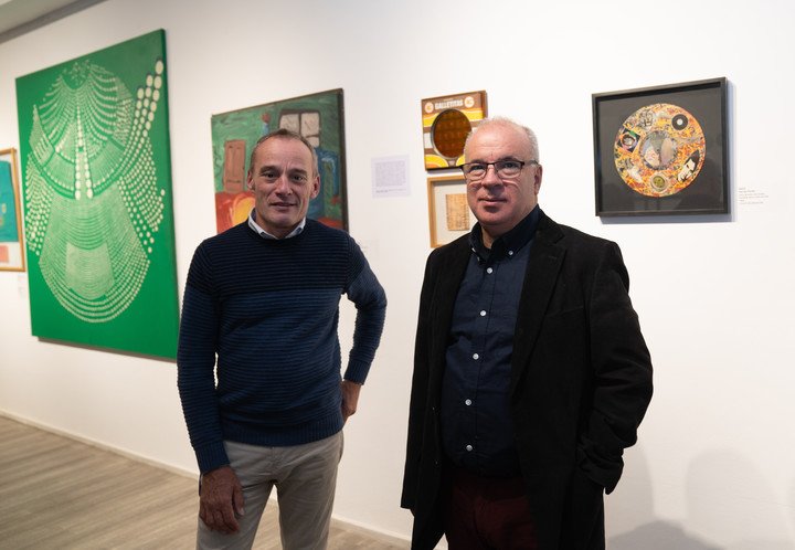 Raúl Manrique Girón y Claudio Pérez Míguez, directores del Centro Arte Moderno Madrid. Foto: Fernando de la Orden 