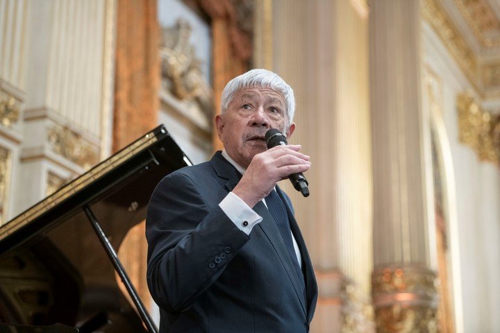 Dante Camañen la Gala de la Fundación Teatro Colón. Foto: gentileza.