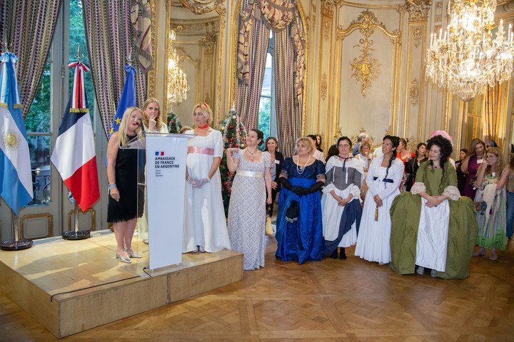 Despedida de fin de año de Asociación Marianne en el Palacio Ortiz Basualdo. Foto: Embajada de Francia en la Argentina.