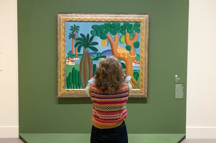 Tarsila do Amaral en una muestra reciente en el Museo de Luxemburgo de París. EFE