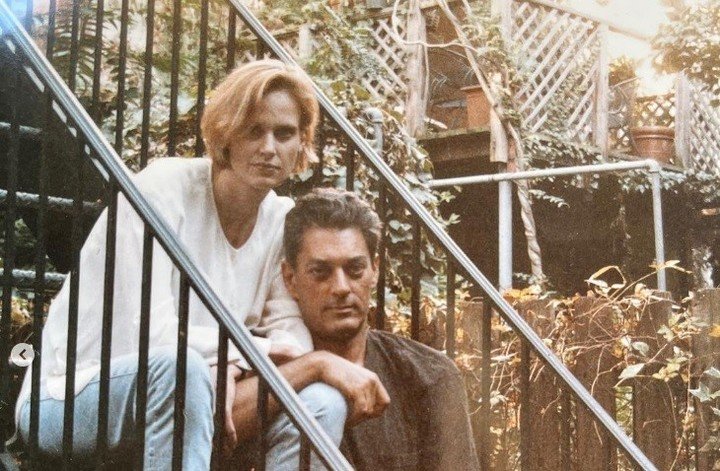 Siri Hustvedt y Paul Auster. IG @sirihustvedt