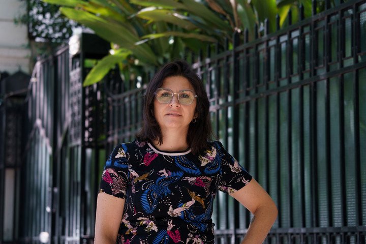 La escritora Julia Coria. Foto Juano Tesone.