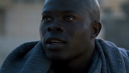Djimon Hounsou al final de Gladiator