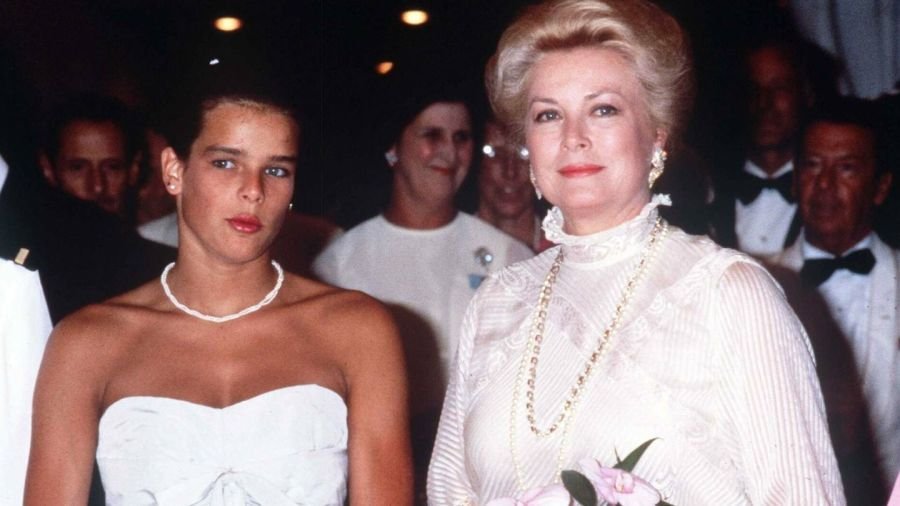 Grace Kelly y su hija Stephanie