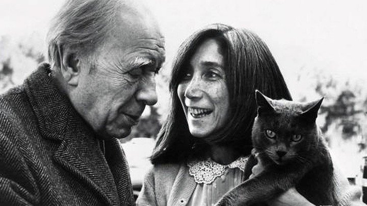 Jorge Luis Borges y María Kodama.