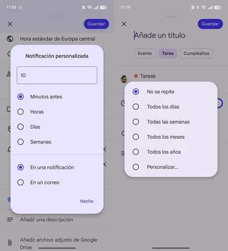 Google Calendar Tareas Vs Eventos