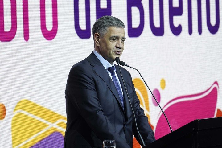 El jefe de Gobierno porteño, Jorge Macrí, en la inauguración de la 49 Feria Internacional del Libro. Foto: Fernando de la Orden. 