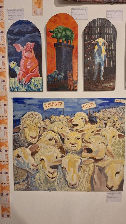 Obra de El Vato en el marco de arteCo. 