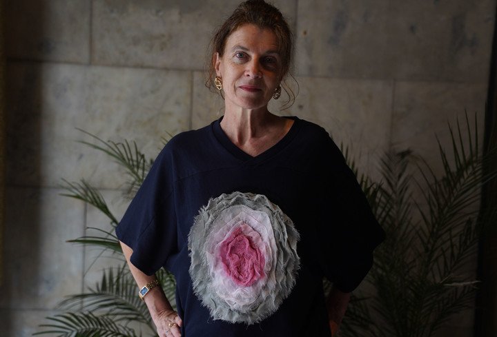 Emmanuelle Bayamack-Tam en Buenos Aires. Foto: Guillermo Rodríguez Adami.