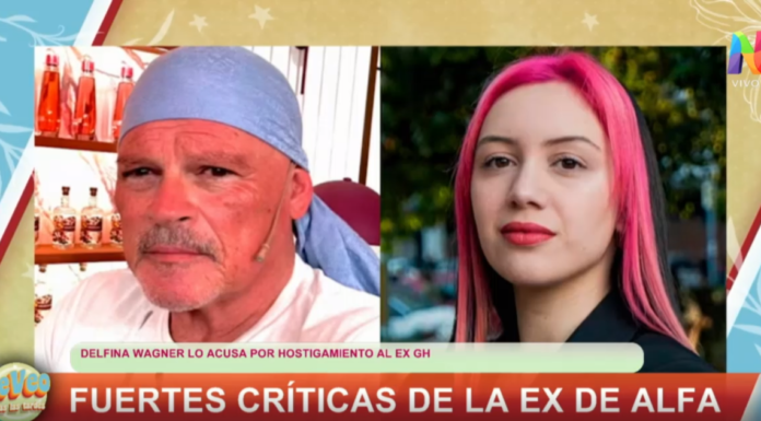 Exclusivo de “Te veo”: Alfa de GH le contestó a Delfina Wagner, su expareja, y aseguró que no le “interesa darle exposición”