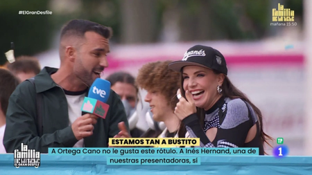 Ines Hernad en 'La familia de la tele'