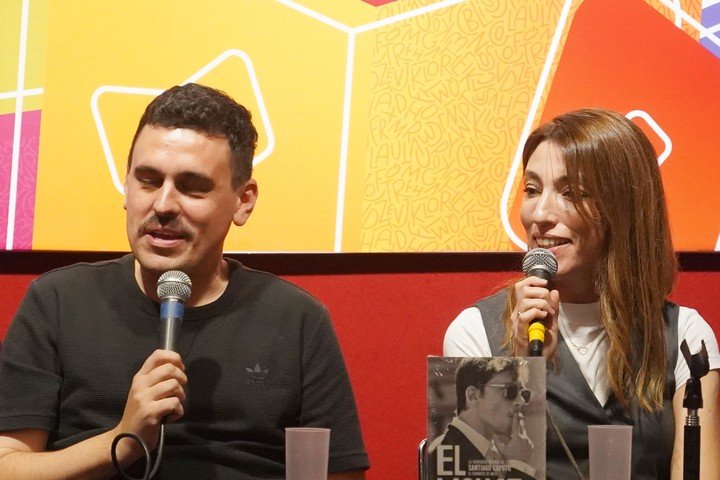Presentación del libro El Monje en la sala Ernesto Sábato. Foto: Martín Bonetto.
