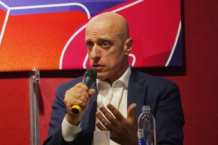 Presentación del libro El Monje en la sala Ernesto Sábato. Foto: Martín Bonetto.