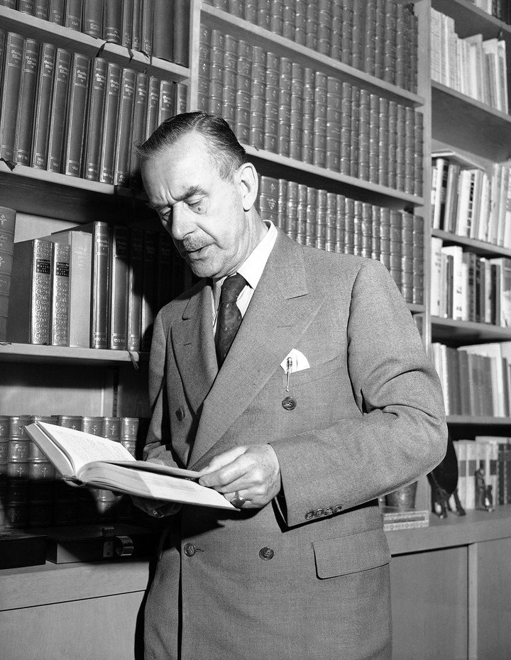 Thomas Mann en Los Angeles. (AP Photo, File)