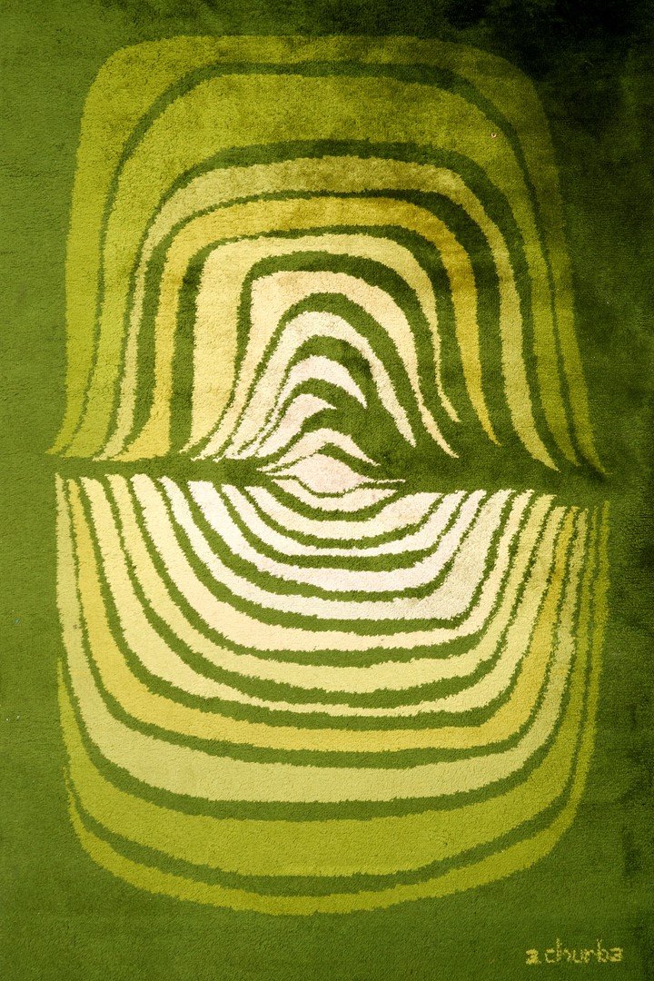 Alberto Churba, Alfombra de la Coleccio´n Satsch Gallery. Foto: Satsch Gallery gentileza.