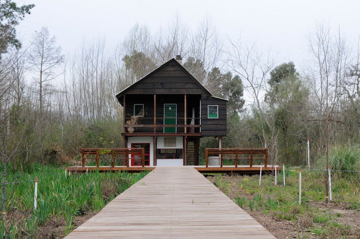 La casa del Tigre donde vivio el escritor Haroldo Conti. Foto: archivo Clarín.