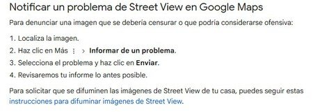 Google Street View Ayuda