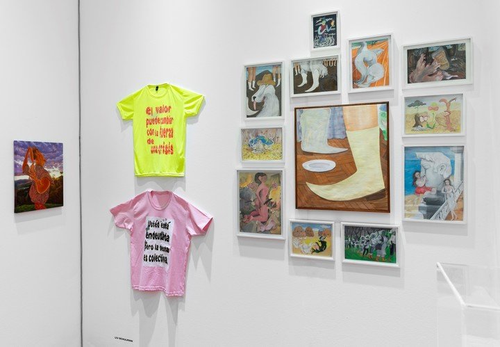 Stand de la galería Piedras en arteba. Foto: gentileza