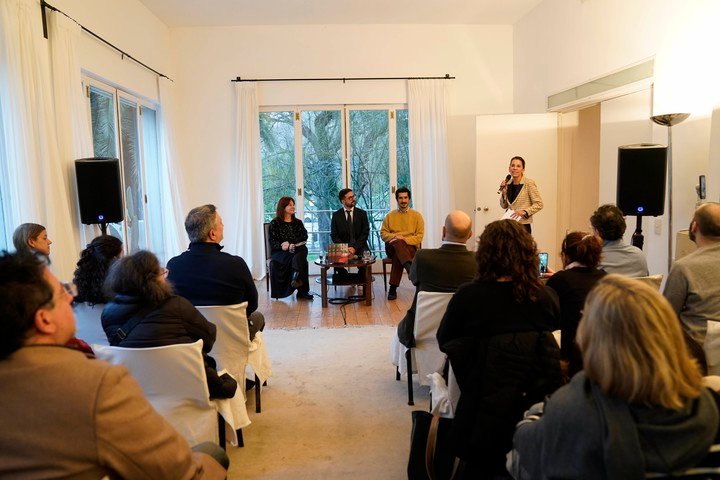 La presentación de "Borges enamorado", de Patricio Zunini fue a sala llena. Foto: Fernando de la Orden.