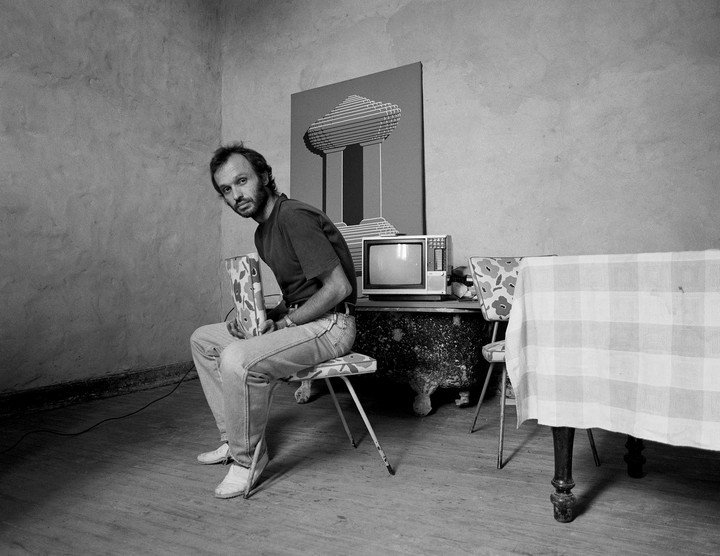 Pablo Siquier fotografia de Gian Paolo Minelli. Foto: gentileza Fundación Larivière.