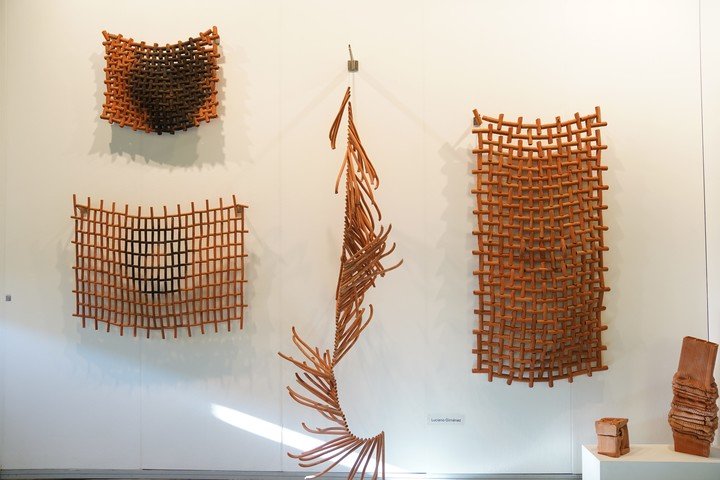 Obras de Luciano Giménez en arteba. Foto: Juano Tesone. 
