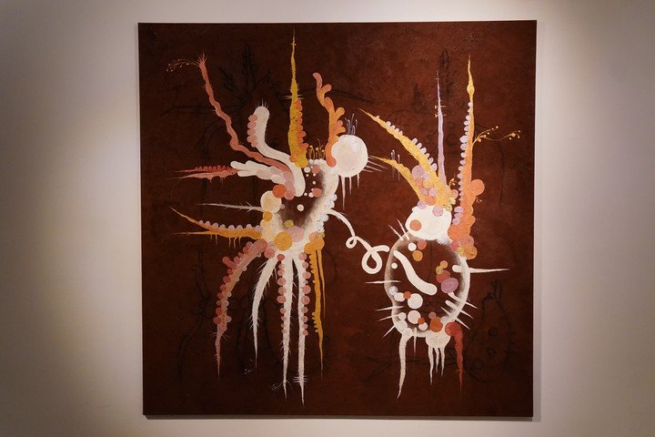 Un puñado de tierra, de Andrés Paredes, se puede visitar en el Museo Sívori. Foto: Emmanuel Fernández.