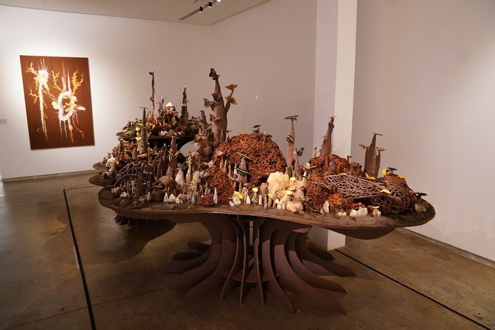 Un puñado de tierra, de Andrés Paredes, se puede visitar en el Museo Sívori. Foto: Emmanuel Fernández.