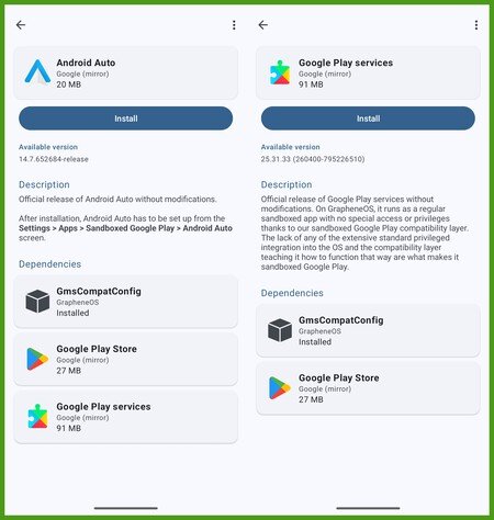 App Store GrapheneOS