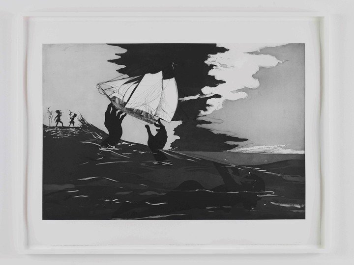Kara Walker. An Unpeopled Land in Uncharted Waters, 2010. Foto: gentileza Fundación Proa