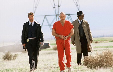 Brad Pitt Morgan Freeman Kevin Spacey Se7en
