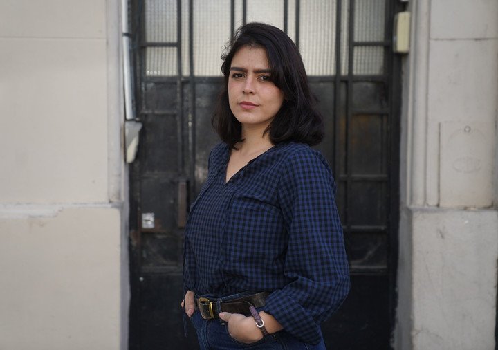 La escritora colombiana Lorena Salazar Masso en Buenos Aires. Foto: Guillermo Rodríguez Adami.