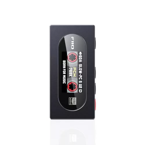 FIIO KA15 DAC portátil y Amplificador de Auriculares (Negro)