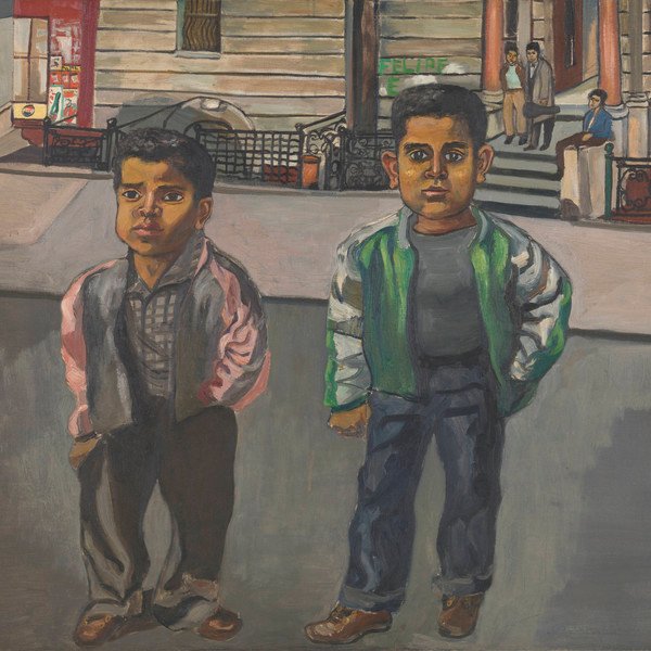 "Chicos dominicanos de la calle 108", de Alice Neel. Foto: archivo