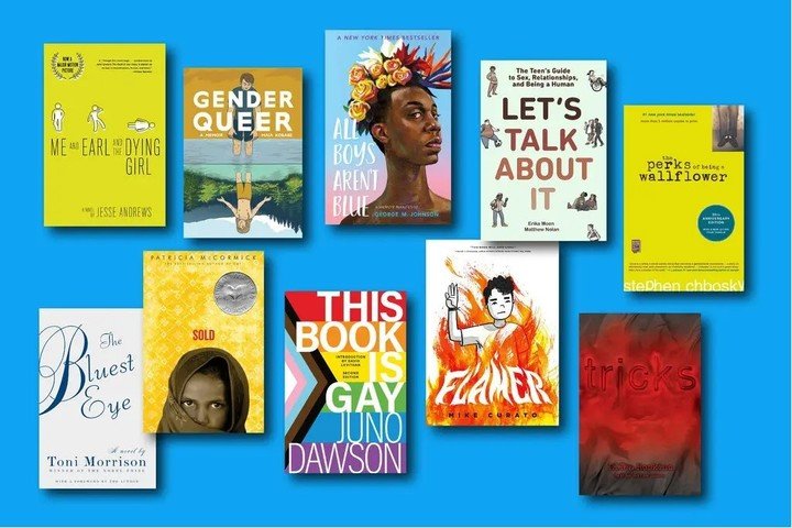 Estos son los libros más perseguidos del año 2023 en Estados Unidos. Foto: The New York Times.