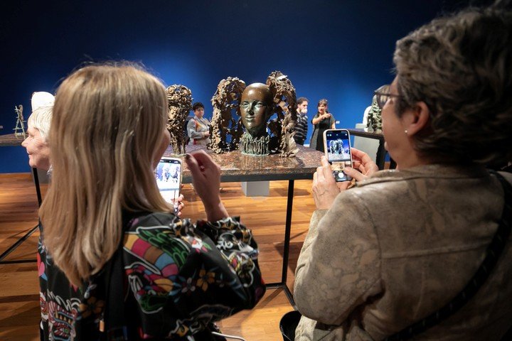 Antonio Pujia: La escultura en clave poética, en el Palacio Libertad. Foto: gentileza.