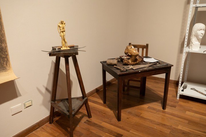 Antonio Pujia: La escultura en clave poética, en el Palacio Libertad. Foto: gentileza.