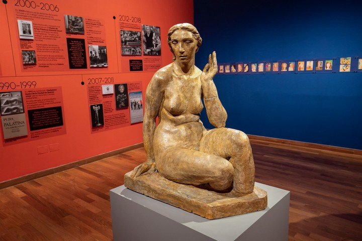 Antonio Pujia: La escultura en clave poética, en el Palacio Libertad. Foto: gentileza.